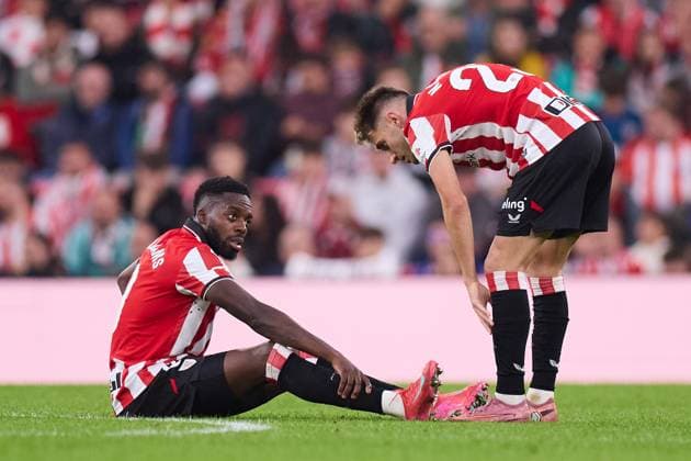 Athletic Club v RCD Mallorca - LaLiga EA Sports Inaki Williams of Athletic Club reacts during the LaLiga EA Sports match between Athletic Club and RCD Mallorca at San Mames on October 4, 2025, in Bilbao, Spain. Bilbao San Mames Basque Country Spain RL_ATHvRCDM_000073 Copyright: xRicardoxLarreinax