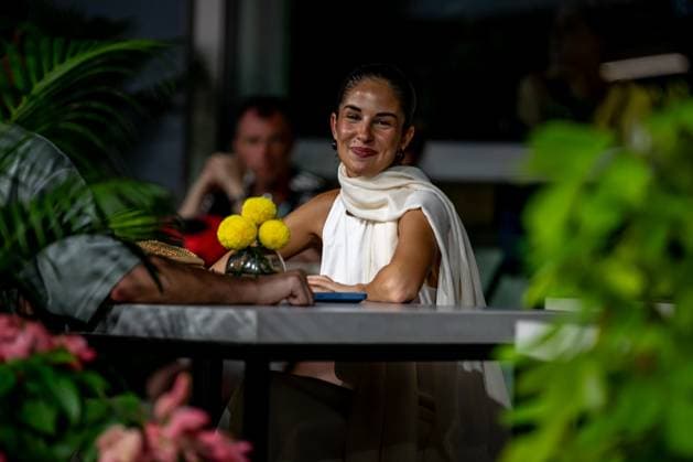 MARINA BAY, SINGAPORE: Carmen Montero Mundt, George Russell s Girlfriend, at the 2025 Formula 1 Singapore Grand Prix at the Marina Bay Street Circuit in Marina Bay, Singapore.