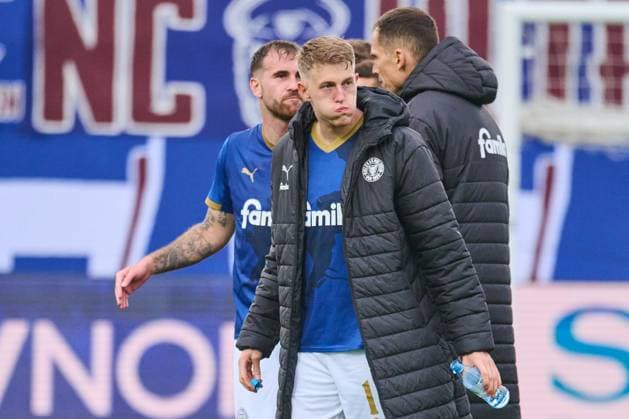 04.10.2025, Fußball, Herren, 2.BL (Bundesliga), Saison 2025 2026, Holstein Kiel - SV Darmstadt 98, 8. Spieltag Alexander Bernhardsson Kiel, Holstein-Stadion Holstein-Stadion Schleswig-Holstein Deutschland