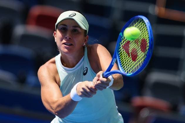 WUHAN, CHINA - OCTOBER 05: Belinda Bencic of Switzerland attends a training session on day 2 of 2025 Wuhan Open on October 5, 2025 in Wuhan, Hubei Province of China.  Copyright: xVCGx 111595175146