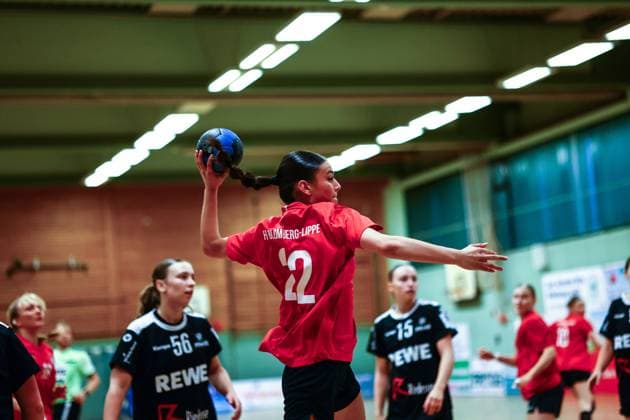 Handball I Frauen I Saison 2025 2026 I 3.Liga Nord I 4 Spieltag I SV Henstedt-Ulzburg - HSG Blomberg-Lippe II I 04.10.2025 Nurhan Koyutürk (22, HSG Blomberg-Lippe II) Copyright: xLobeca RalfxHomburgx
