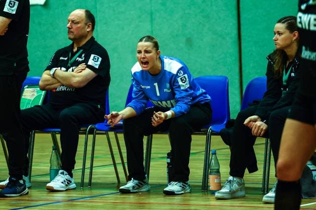 Handball I Frauen I Saison 2025 2026 I 3.Liga Nord I 4 Spieltag I SV Henstedt-Ulzburg - HSG Blomberg-Lippe II I 04.10.2025 Sophia Krohn (1, SV Henstedt-Ulzburg) Copyright: xLobeca RalfxHomburgx