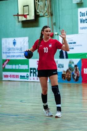 Handball I Frauen I Saison 2025 2026 I 3.Liga Nord I 4 Spieltag I SV Henstedt-Ulzburg - HSG Blomberg-Lippe II I 04.10.2025 Meggan Rusko (10, HSG Blomberg-Lippe II ) Copyright: xLobeca RalfxHomburgx
