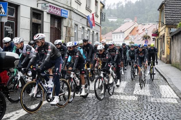 Cycling race Cro race 2025, stage: Samobor - Zagreb CroRace cycling race Stage 6 from Samobor to Zagreb pictured on October 05, 2025 in Samobor, Croatia.  DavorxPuklavec PIXSELL