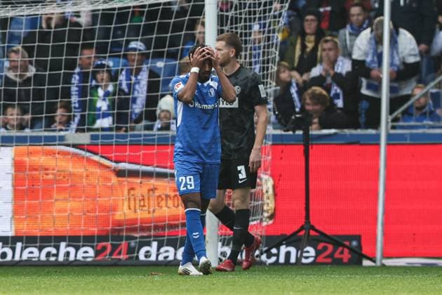 Rayan Ghrieb (1. FC Magdeburg,29) - 2. Fußball Bundesliga Saison 2025-2026 1. FC Magdeburg vs. SV 07 Elversberg in der Avnet Arena in Magdeburg - Aktion,Fußball,Mann,Männer,Deutschland,05.10.2025