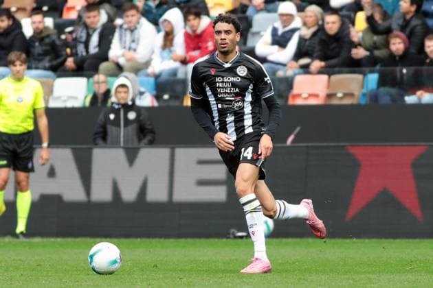Udinese s Arthur Atta during the Serie A soccer match between Udinese and Cagliari at the Bluenergy Stadium in Udine, north east Italy - Sunday, October 05,2026 - soccer  Copyright: xAndreaxBressanutti LaPressex
