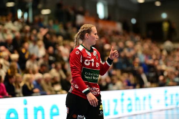 Handball I Frauen I Saison 2025-2026 I 1. HBF I 4. Spieltag I Buxtehuder SV - FRISCH AUF Göppingen I 05.10.2025 Celina Meißner (61, FRISCH AUF Göppingen) Buxtehude Halle Nord Niedersachsen Deutschland Copyright: xLobeca FelixxSchlikisx