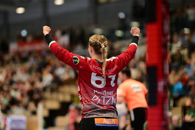 Handball I Frauen I Saison 2025-2026 I 1. HBF I 4. Spieltag I Buxtehuder SV - FRISCH AUF Göppingen I 05.10.2025 Celina Meißner (61, FRISCH AUF Göppingen) Buxtehude Halle Nord Niedersachsen Deutschland Copyright: xLobeca FelixxSchlikisx