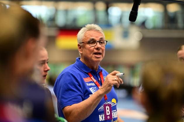 Handball I Frauen I Saison 2025-2026 I 1. HBF I 4. Spieltag I Buxtehuder SV - FRISCH AUF Göppingen I 05.10.2025 Dirk Leun (Buxtehuder Sportverein) Buxtehude Halle Nord Niedersachsen Deutschland Copyright: xLobeca FelixxSchlikisx
