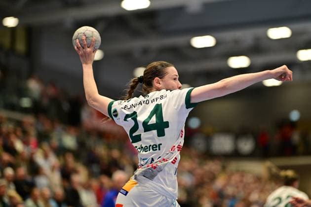 Handball I Frauen I Saison 2025-2026 I 1. HBF I 4. Spieltag I Buxtehuder SV - FRISCH AUF Göppingen I 05.10.2025 Luisa Scherer (24, FRISCH AUF Göppingen) Buxtehude Halle Nord Niedersachsen Deutschland Copyright: xLobeca FelixxSchlikisx