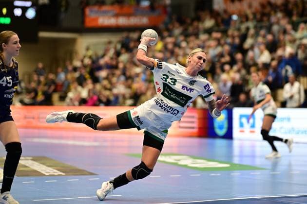 Handball I Frauen I Saison 2025-2026 I 1. HBF I 4. Spieltag I Buxtehuder SV - FRISCH AUF Göppingen I 05.10.2025 Luisa Schulze (33, FRISCH AUF Göppingen) Buxtehude Halle Nord Niedersachsen Deutschland Copyright: xLobeca FelixxSchlikisx