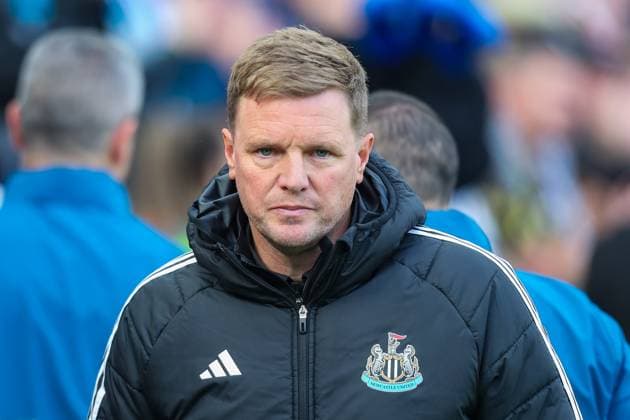 Newcastle United FC v Nottingham Forest FC, Premier League Newcastle United Manager Eddie Howe during the Newcastle United FC v Nottingham Forest FC English Premier League match at St.James Park, Newcastle, England, United Kingdom on 5 October 2025 Credit: Lee Keuneke Every Second Media Editorial use only. All images are copyright Every Second Media Limited. No images may be reproduced without prior permission. All rights reserved. Premier League and Football League images are subject to licensing agreements with Football DataCo Limited. see https: www.football-dataco.com Copyright: xIMAGO EveryxSecondxMediax ESM-1616-0041 LeexKeunekex xEveryxSecondxMediax