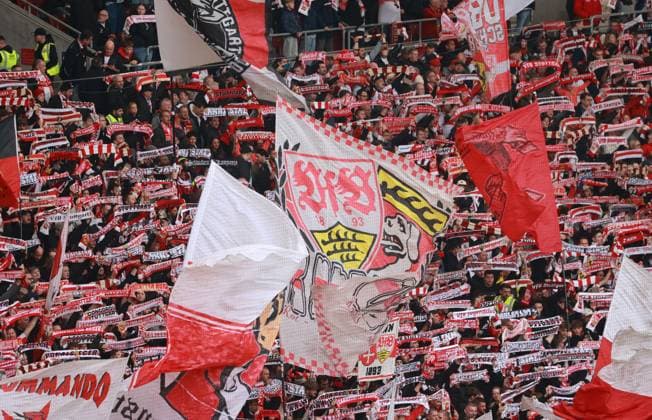 05.10.25 VfB Stuttgart - 1. FC Heidenheim Deutschland, Stuttgart, 05.10.2025, Fussball, Bundesliga, VfB Stuttgart - 1. FC Heidenheim: VFB Fans.
