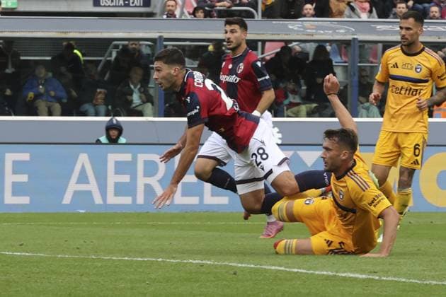 Nicolo Cambiaghi of Bologna FC scores a goal during Bologna BFC vs Pisa SC, 6Â° Serie A Enilive 2025-26 game at Renato Dall Ara stadium in Bologna (BO), Italy, on October 05, 2025.  Copyright: xDavidexCasentini IPAxSportx xipa-agency.netx xx IPA_66185633 IPA_Agency_IPA66185633