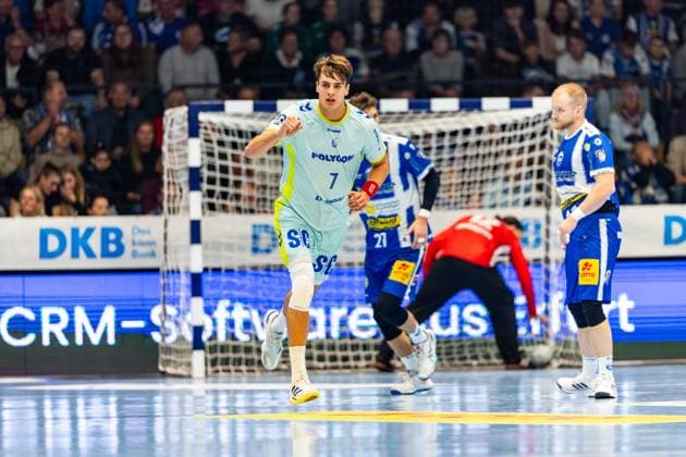 05.10.2025, GER, Handball, Maenner, Saison 25 26, Daikin 1.Bl, 7.Spieltag ThSV Eisenach - VfL Gummersbach Julian Koester (VfL Gummerbach) 99817 Eisenach Werner-Assmann-Halle Am Sportp Thueringen Deutschland