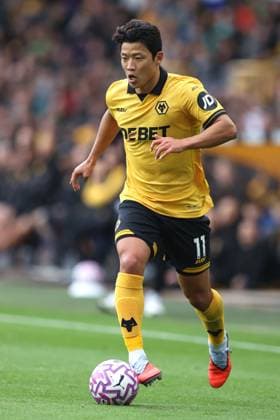 Wolverhampton Wanderers v Brighton & Hove Albion 05 October 2025 Wolverhampton - Premier League football - Wolverhampton Wanderers v Brighton & Hove Albion - Hwang Hee-Chan of Wolverhampton Wanderers - (Photo by Mark Leech). Wolverhampton UK Copyright: xMarkxLeechxOffside