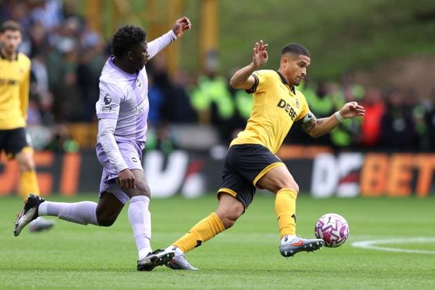 Wolverhampton Wanderers v Brighton & Hove Albion 05 October 2025 Wolverhampton - Premier League football - Wolverhampton Wanderers v Brighton & Hove Albion - Andre of Wolverhampton Wanderers - (Photo by Mark Leech). Wolverhampton UK Copyright: xMarkxLeechxOffside
