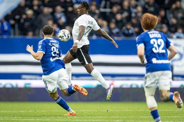 FOOTBALL: Ligue 1 Racing Strasbourg (RCS) vs Angers. 05 10 2025 Stade de la Meinau. Strasbourg - France Lilian Raolisoa 27 (Angers)  Copyright: xelyxandroxcegarrax