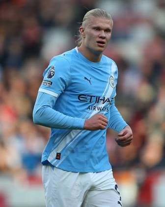 London, England, October 05 2025: Erling Haaland (9 Manchester City) during the Premier League game between Brentford and Manchester City at Gtech Community Stadium in London, England. (Photo by Jay Patel Sports Press Photo SPP) Copyright: xJayxPatel SportsxPressxPhoto SPPx Sportspressphoto_SPR38593