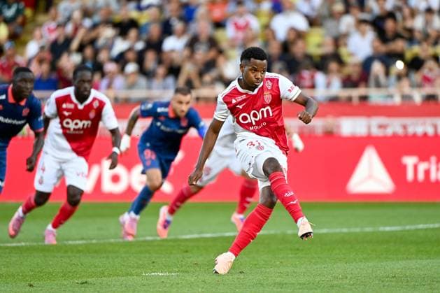 AS Monaco FC v OGC Nice - Ligue 1 McDonald s 2025 2026 31 Ansu FATI (asm) during the Ligue 1 McDonald s match between Monaco and Nice at Stade Louis II on October 5, 2025 in Monaco, Monaco. Monaco Monaco  Copyright: xFEPx 776348155