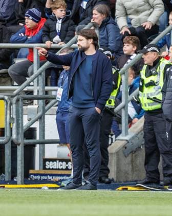 UK: Falkirk V Rangers, Scottish Premiership, 05 October 2025 Rangers Manager Russell Martin. Falkirk V Rangers, Scottish Premiership, 05 October 2025 Fakirk The Falkirk Stadium Stirlingshire Scotland Copyright: xLiamxChesterx