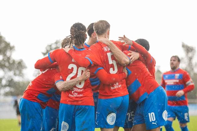 Fussball I Herren I Saison 2025-2026 I Regionalliga Nord I 13. Spieltag I SV Drochtersen-Assel - Hannover 96 II I 05.10.2025 SV Drochtersen Assel Drochtersen Kehdinger Stadion Niedersachsen Deutschland Copyright: xLobeca JörgxStruwex