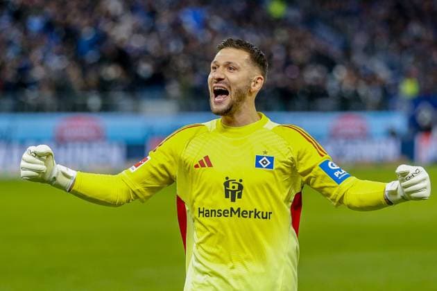 Heuer Fernandes Daniel ( HSV ) jubelt Deutschland , Hamburg , Volksparkstadion , Fussball , 1. Bundesliga , Hamburger SV - FSV Mainz 05
