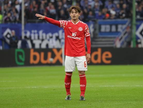 Kaishu Sano (1. FSV Mainz 05) Fussball, Herren, Saison 2025 2026,1.Liga, Volksparkstadion, Hamburger SV gegen 1.FSV Mainz 05, 4-0 DFL REGULATIONS PROHIBIT ANY USE OF PHOTOGRAPHS AS IMAGE SEQUENCES AND OR QUASI-VIDEO.
