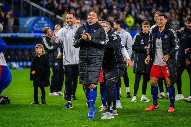 Fußball I Herren I Saison 2025-2026 I Bundesliga I 6. Spieltag I Hamburger SV - 1. FSV Mainz 05 I 05.10.2025 Rayan Philippe (14, Hamburger SV) Hamburg Volksparkstadion Hamburg Deutschland Copyright: xLobecax xHenningxRohlfsx
