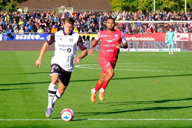 2025 - BRACK Super League- Fc Winterthur vs Lugano - Kevin Behrens Winterthur Schützenwiese Zürich Schweiz Copyright: xSergioxBrunettix