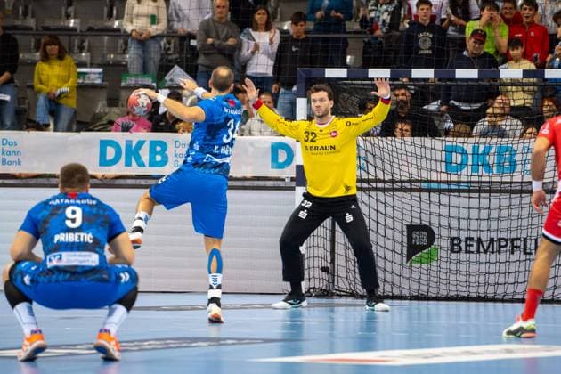 Handball I Herren I Saison 2025-2026 I Bundesliga I 7. Spieltag I TVB Stuttgart - MT Melsungen I 05.10.2025 Kristof Palasics (32, MT Melsungen) Stuttgart Porsche Arena Baden-Württemberg Deutschland Copyright: xLobeca MaxxPetershansx
