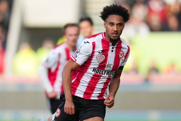 Premier League Brentford v Manchester City Kevin Schade of Brentford during the Premier League match Brentford vs Manchester City at The Gtech Community Stadium, London, United Kingdom, 5th October 2025 (Photo by Harvey Murphy News Images) Copyright: xHarveyxMurphy NewsxImagesx