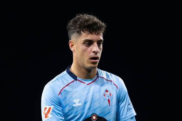 Real Club Celta de Vigo v Club Atletico de Madrid - LaLiga EA Sports VIGO, SPAIN - OCTOBER 5: Hugo Alvarez of RC Celta de Vigo looks on during the LaLiga EA Sports match between Real Club Celta de Vigo and Club Atletico de Madrid at Estadio Abanca-Balaidos on October 5, 2025 in Vigo, Spain. (Photos by Diego Simon Photo Players Images Magara Press) Vigo Estadio Abanca-Balaidos Spain Copyright: xDiegoxSimonx