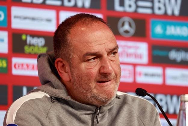 05.10.25 VfB Stuttgart - 1. FC Heidenheim Deutschland, Stuttgart, 05.10.2025, Fussball, Bundesliga, VfB Stuttgart - 1. FC Heidenheim: Frank Schmidt (Trainer 1. FC Heidenheim).