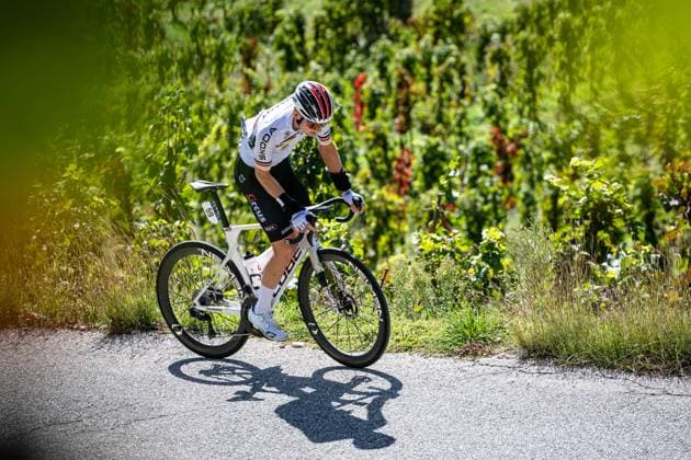 Georg ZIMMERMANN: UEC Road cycling, Rad, Radsport, Strasse European Championships - Ardeche 2025 Georg ZIMMERMANN ( GER ) Germany Querformat - quer - horizontal - Landscape - Event Veranstaltung: UEC Road Cycling European Championships 2025 Ardeche - Category Kategorie: Cycling - Road Cycling European Championships - Road Race Elite Men - Location Ort: Europe France - Valence - Discipline: Road Race ( RR ) - Distance: 202,5 km - Date Datum: 05.10.2025 Sunday Day 5 -