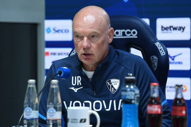 Fußball 2. Bundesliga Vorstellung Uwe Rösler als neuer Cheftrainer beim VfL Bochum am 06.10.2025 im Vonovia Ruhrstadion in Bochum Uwe Rösler ( Trainer Cheftrainer Bochum )