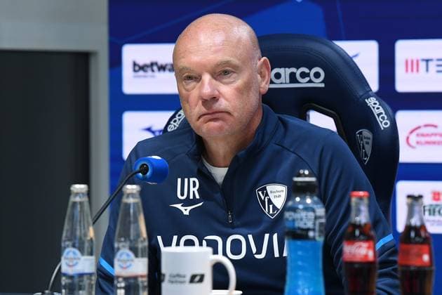 Fußball 2. Bundesliga Vorstellung Uwe Rösler als neuer Cheftrainer beim VfL Bochum am 06.10.2025 im Vonovia Ruhrstadion in Bochum Uwe Rösler ( Trainer Cheftrainer Bochum )