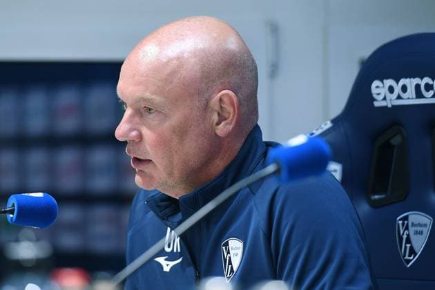 Fußball 2. Bundesliga Vorstellung Uwe Rösler als neuer Cheftrainer beim VfL Bochum am 06.10.2025 im Vonovia Ruhrstadion in Bochum Uwe Rösler ( Trainer Cheftrainer Bochum )