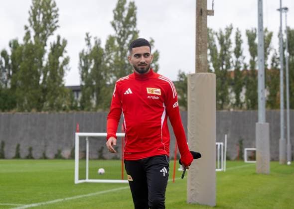 Fußball, Herren, Saison 2025 2026, 1. Bundesliga, 1. FC Union Berlin, Training, Livan Burcu (1. FC Union Berlin), 06.10. 2025, Copyright: xMatthiasxKochx