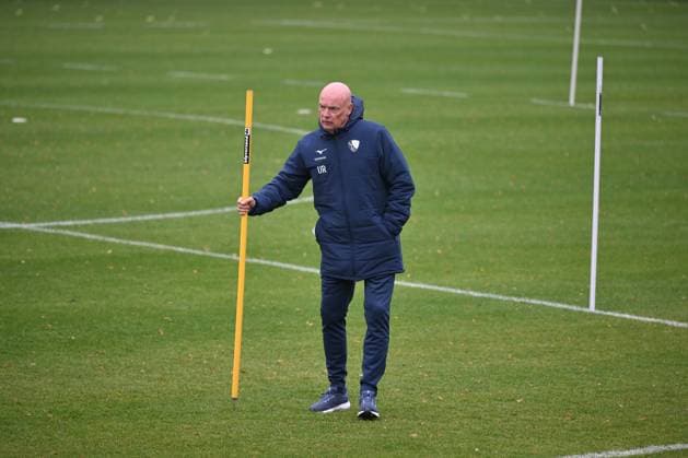 Trainer Uwe Rösler (VfL Bochum) 06.10.2025, Fussball 2. Bundesliga, Saison 2025 2026, Training VfL Bochum Bochum Nordrhein Westfalen Deutschland