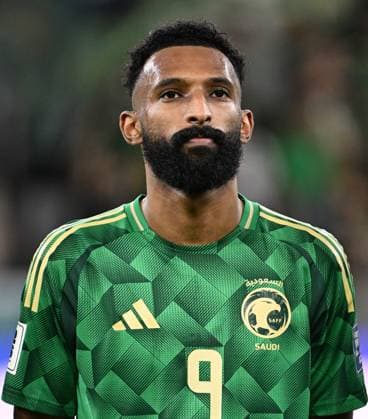 JEDDAH, SAUDI ARABIA - JUNE 10 : Firas Al-Buraikan during the match between saudi arabia vs australia in FIFA World Cup, WM, Weltmeisterschaft, Fussball 2026 qualifiers. at King Abdullah Sports City in Jeddah, Saudi Arabia Saudi Arabia