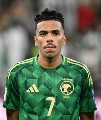 JEDDAH, SAUDI ARABIA - JUNE 10 : Musab Al-Juwayr during the match between saudi arabia vs australia in FIFA World Cup, WM, Weltmeisterschaft, Fussball 2026 qualifiers. at King Abdullah Sports City in Jeddah, Saudi Arabia Saudi Arabia