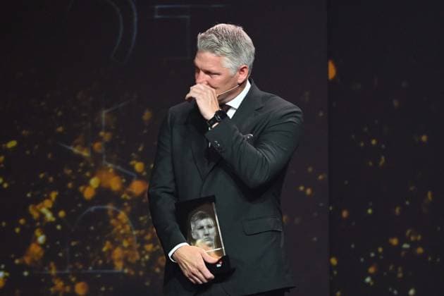 Preistraeger Bastian SCHWEINSTEIGER HALL OF FAME-Preisverleihung 2025 am 06.10.2025 im Deutschen Fussball-Museum in Dortmund Deutschland. Â