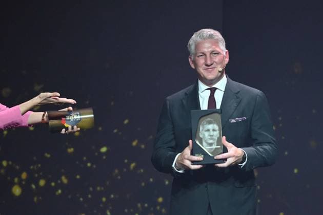 Preistraeger Bastian SCHWEINSTEIGER HALL OF FAME-Preisverleihung 2025 am 06.10.2025 im Deutschen Fussball-Museum in Dortmund Deutschland. Â