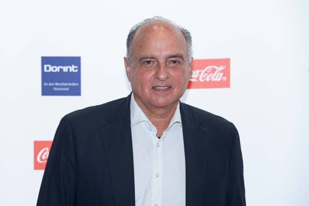 Hansi MUELLER, Müller, ehem. Fussballspieler, Roter Teppich, Red Carpet Show, Ankunft, arrival, HALL OF FAME-Preisverleihung 2025 am 06.10.2025 im Deutschen Fussball-Museum in Dortmund Deutschland. Â