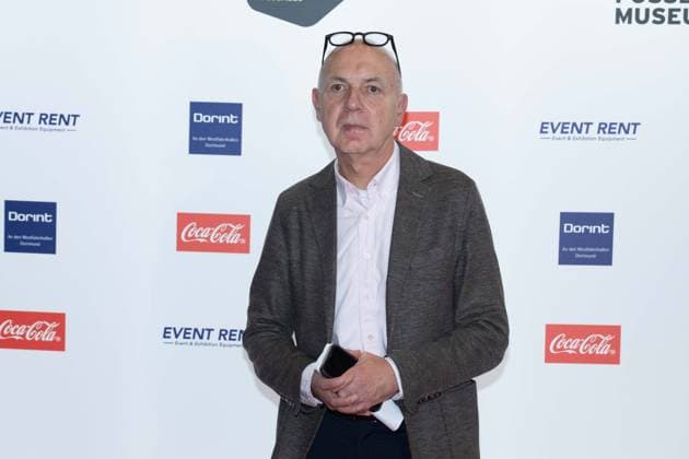 Bernd NEUENDORF, DFB-Praesident, Roter Teppich, Red Carpet Show, Ankunft, arrival, HALL OF FAME-Preisverleihung 2025 am 06.10.2025 im Deutschen Fussball-Museum in Dortmund Deutschland. Â
