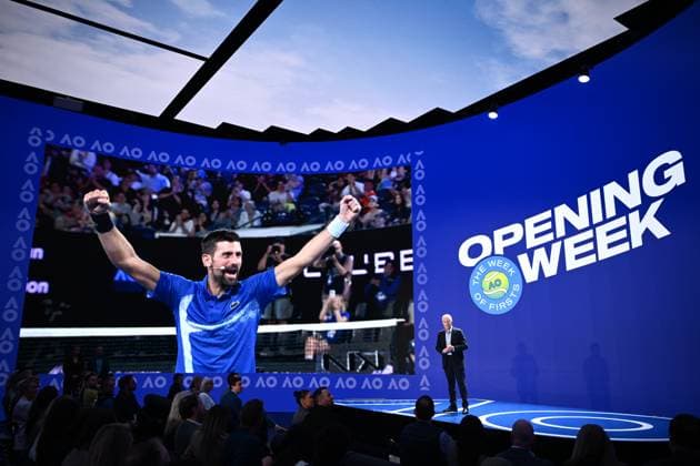 AUSTRALIAN OPEN TENNIS LAUNCH, Australian Open CEO Craig Tiley speaks during the launch of the 2026 Australian Open tennis tournament, in Melbourne, Tuesday, October 7, 2025. ( NO ARCHIVING MELBOURNE VICTORIA AUSTRALIA  Copyright: xJOELxCARRETTx 20251007127351126269