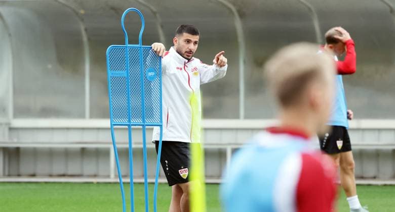 07.10.25 VfB Stuttgart Training Deutschland, Stuttgart, 07.10.2025, Fussball, Bundesliga, VfB Stuttgart Training: Deniz Undav.