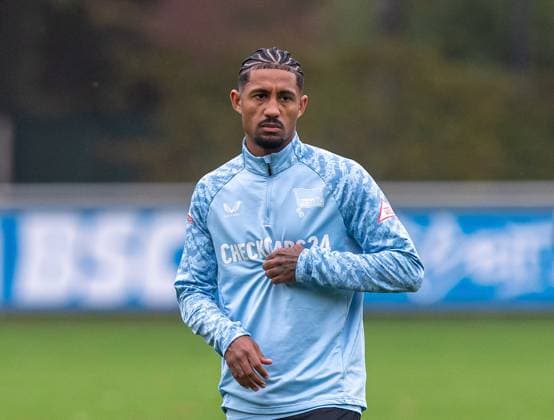 Fussball, Herren, Saison 2025 26, 2. Bundesliga, Hertha BSC, Training, Jeremy Dudziak (Hertha BSC), 07.10. 2025,