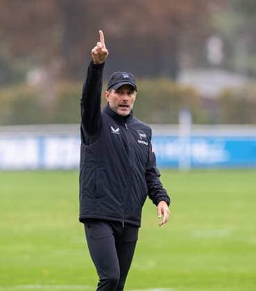 Fussball, Herren, Saison 2025 26, 2. Bundesliga, Hertha BSC, Training, Trainer Stefan Leitl (Hertha BSC), 07.10. 2025,